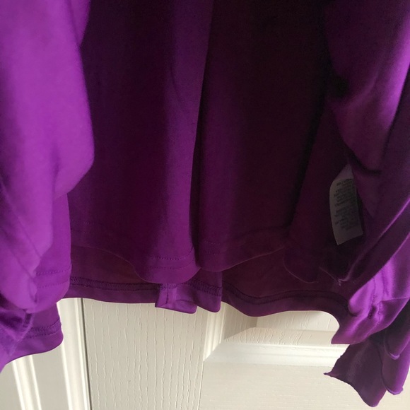 Purple Formal Knee Length Dress - Picture 9 of 10